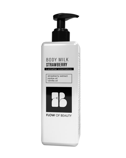 BODY MILK STRAWBERRY (200 мл.) 9861 фото